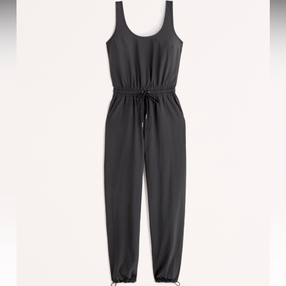 Abercrombie & Fitch black Sleeveless Jumpsuit